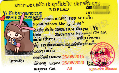 老挝驾照翻译，老挝语翻译，西安翻译公司-首选西安亚达翻译